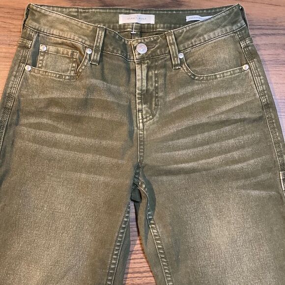 Cleo + Wolf Women’s High Rise Straight Leg Jeans - Picture 2 of 9